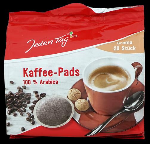 Jeden Tag Kaffee-Pads, Crema, 20 Pads