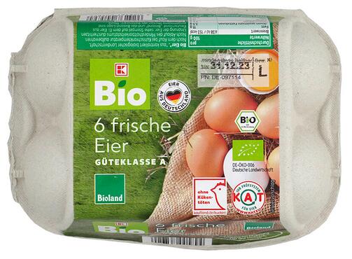 K-Bio 6 frische Eier, Bioland