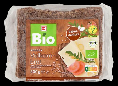 K-Bio Roggen Vollkornbrot 