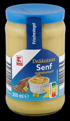 K-Classic Delikatess Senf Mittelscharf