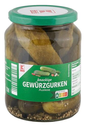 K-Classic Knackige Gewürzgurken Auslese