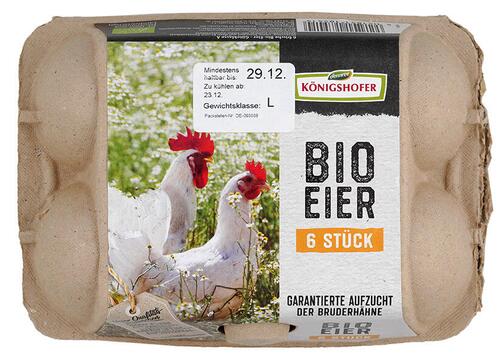 Königshofer Bio Eier 6 Stück, Naturland