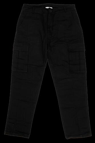 Lässige Outdoor-Cargohose für Herren, schwarz, Gr. M