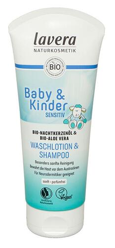 Lavera Baby & Kinder Sensitiv Waschlotion & Shampoo