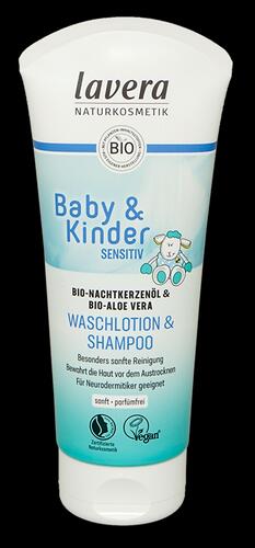 Lavera Baby & Kinder Sensitiv Waschlotion & Shampoo