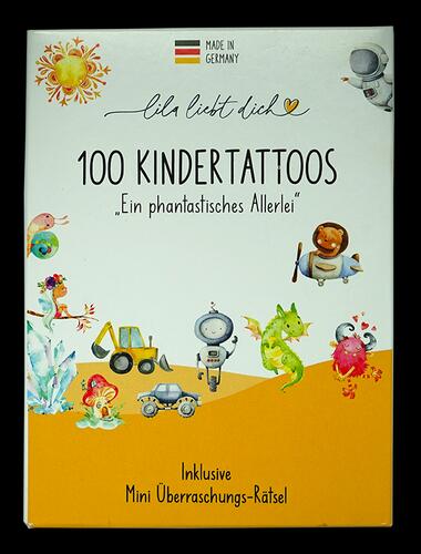 Lila liebt dich 100 Kindertattoos Ein phantastisches Allerlei, 6 Bögen