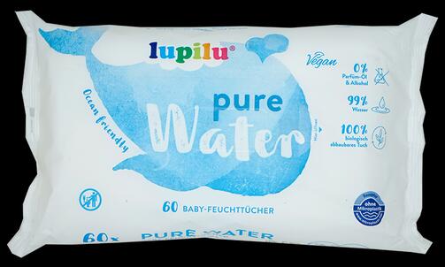 Lupilu Pure Water Baby-Feuchttücher