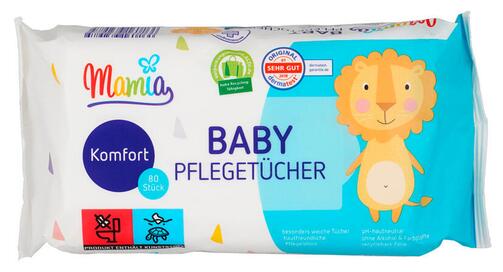 Mamia Baby Pflegetücher Komfort, 2er Pack