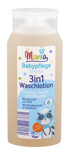 Mamia Babypflege Sensitiv 3in1 Waschlotion