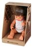 Miniland europäischer Junge, Down Syndrom, 38 cm Miniland europäischer Junge, Down Syndrom, 38 cm
