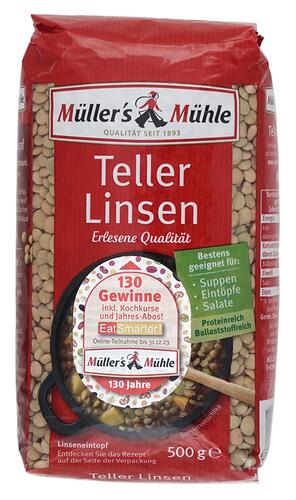 Müller's Mühle Teller Linsen