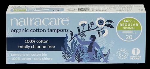 Natracare Organic Cotton Tampons, regular normal 