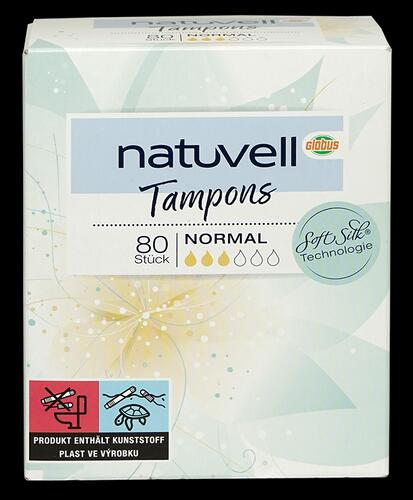 Natuvell Tampons 80 Stück, normal