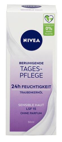 Nivea Beruhigende Tagespflege 24h Feuchtigkeit, LSF 15