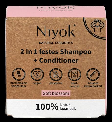 Niyok 2 in 1 Festes Shampoo + Conditioner Soft Blossom