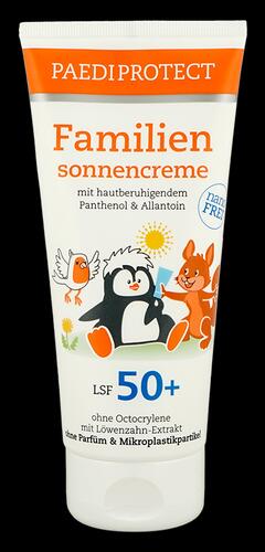 Paediprotect Familiensonnencreme 50+