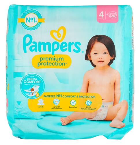 Pampers Premium Protection, Größe 4, 9-14 kg