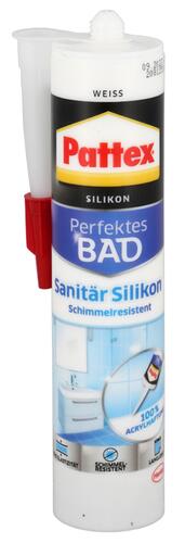 Pattex Perfektes Bad Sanitär Silikon, weiß