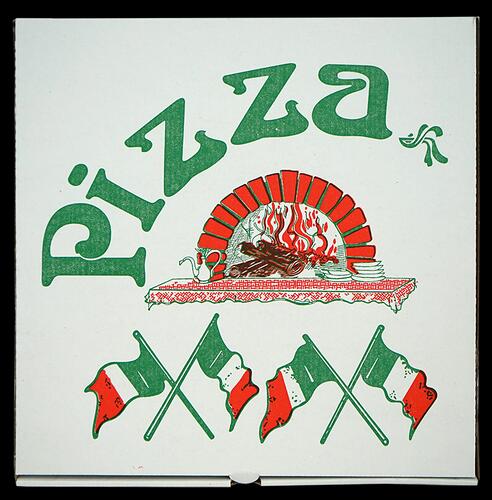 Pizzakarton Italia, 30 x 30 x 3 cm