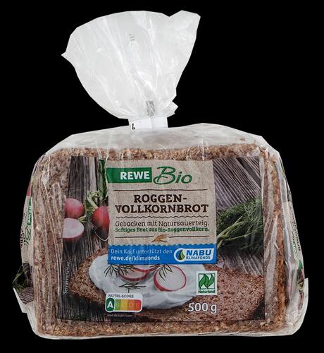 Rewe Bio Roggenvollkornbrot, Naturland