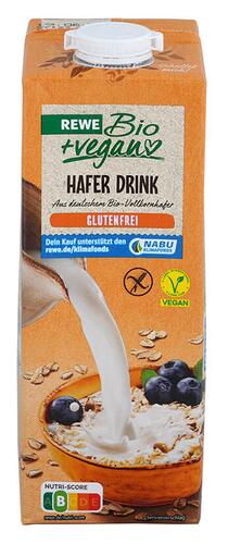 Rewe Bio + vegan Hafer Drink Glutenfrei