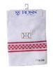 Ross Geschirrtuch Leinen 60 x 80, weiß-rot Ross Geschirrtuch Leinen 60 x 80, weiß-rot