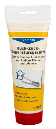 Ruck-Zuck-Reparaturspachtel, Innen