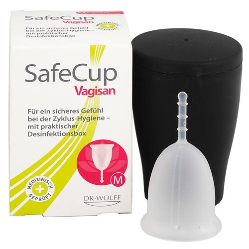 SafeCup Vagisan, transparent, Gr. M