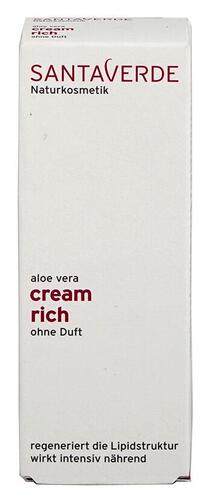 Santaverde Aloe Vera Cream Rich ohne Duft