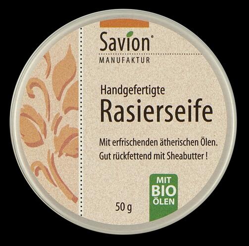 Savion Handgefertigte Rasierseife 