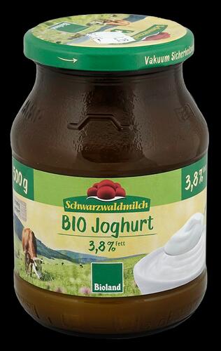 Schwarzwaldmilch Bio Joghurt, 3,8 % Fett, Bioland