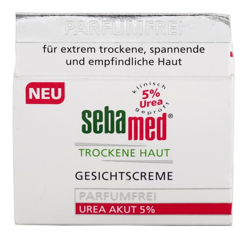 Sebamed Trockene Haut Gesichtscreme Urea Akut 5%, parfümfrei