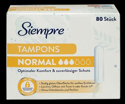 Siempre Tampons, normal