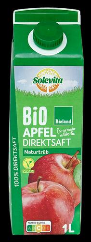 Solevita Bio Apfel  Direktsaft naturtrüb, Bioland