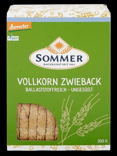 Sommer Vollkorn Zwieback, Demeter