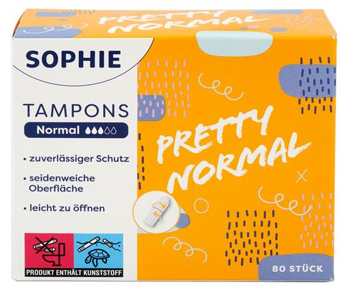 Sophie Tampons normal, 80 Stück