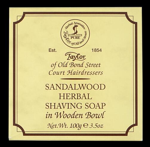 Taylor of Old Bond Street Sandalwood Herbal Shaving Soap