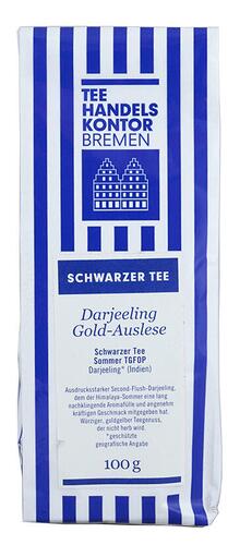 Tee Handels Kontor Bremen Schwarzer Tee Darjeeling, Sommer TGFOP, lose