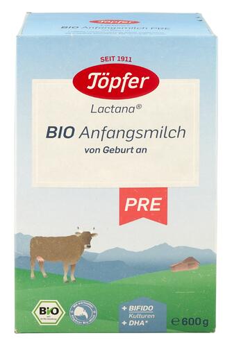 Töpfer Lactana Bio Anfangsmilch Pre