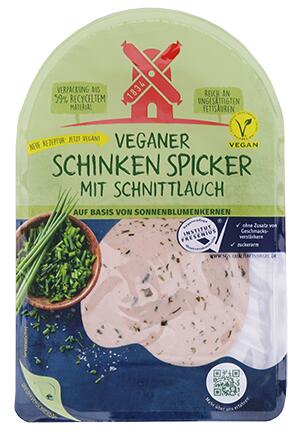 Veganer Schinken Spicker mit Schnittlauch