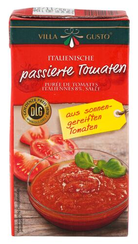 Villa Gusto Italienische passierte Tomaten