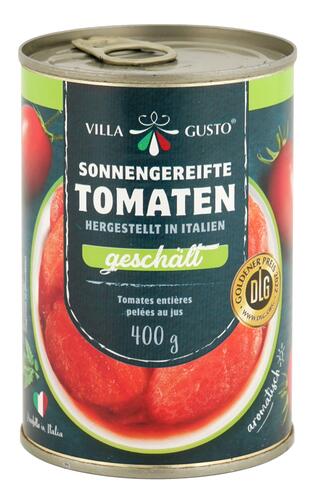 Villa Gusto Sonnengereifte Tomaten geschält