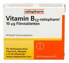 Vitamin B12-Ratiopharm 10 µg, Tabletten Vitamin B12-Ratiopharm 10 µg, Tabletten