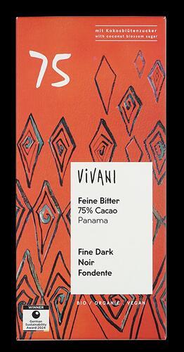 Vivani Feine Bitter 75% Cacao Panama