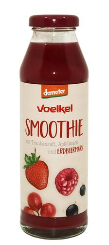 Voelkel Smoothie mit Traubensaft, Apfelmark und Erdbeermark