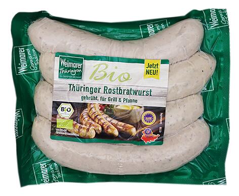 Weimarer Thüringen Bio Thüringer Rostbratwurst