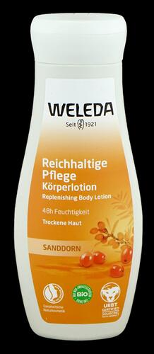 Weleda Reichhaltige Pflege Körperlotion Sanddorn 