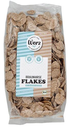 Werz Braunhirse Flakes, glutenfrei