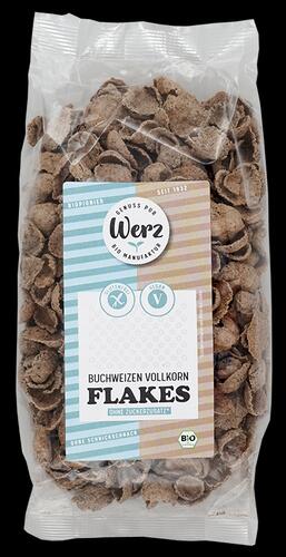 Werz Buchweizen Flakes Vollkorn, ungesüßt, glutenfrei