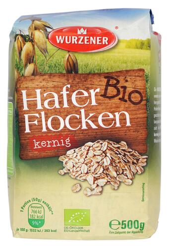 Wurzener Bio Haferflocken kernig